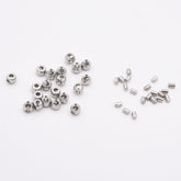 18K Gold Filled Crimp End Clasp Spacer Bead, Crimp Beads, Stopper Beads, Gold Jewelry Findings, Crimp End Spacer Beads, SP102